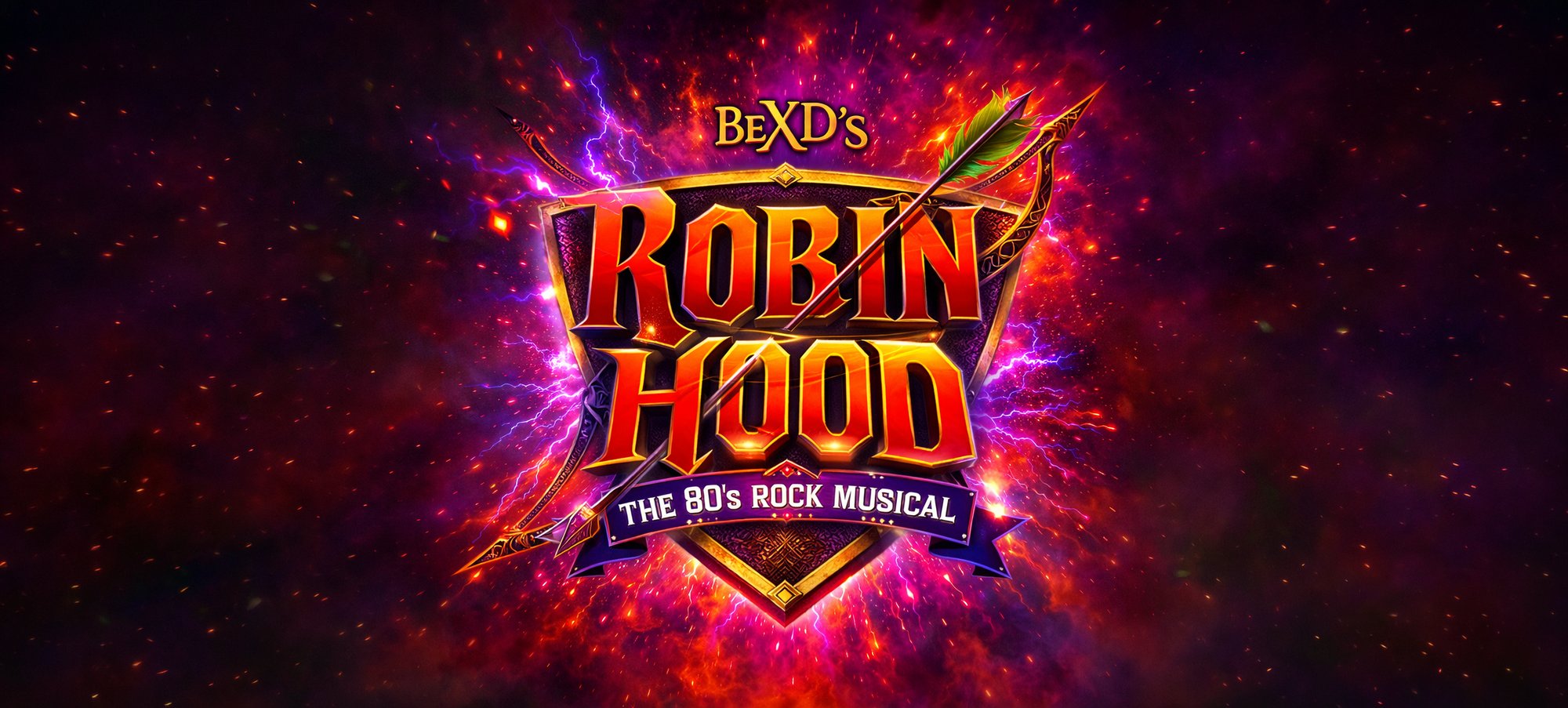 Robin Hood the 80s Rock Musical - Banner